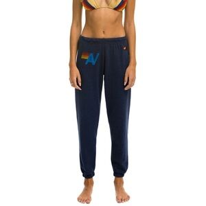Aviator Nation Navy Logo Sweatpants